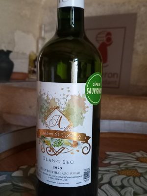 Château les Alberts AOP Bordeaux, 2025 – Blanc sec / Sauvignon Blanc (en stock)